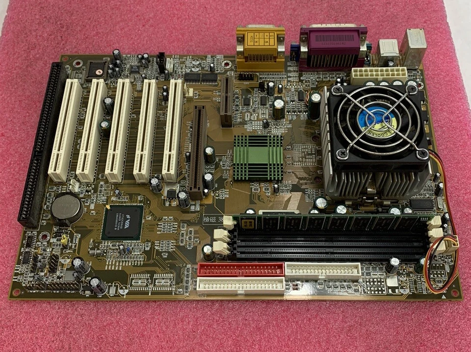 VIA VT 8363-686A Motherboard AMD Duron 800MHz 256MB RAM w/Shield - Image 3 of 4