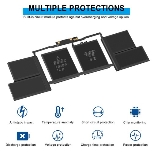 A1820 Battery for MacBook Pro 15" A1707 Late 2016 Mid 2017 MLH32CH/A MLH42CH/A - Picture 6 of 12