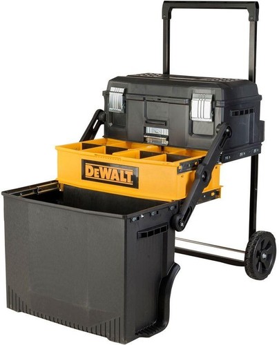 Portable Storage Tool Box Mobile Rolling Organizer Bin Tray DEWALT DWST20880 - Picture 2 of 2