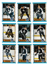 1989-90 OPC TORONTO MAPLE LEAFS COMPLETE TEAM SET (13 CARDS)
