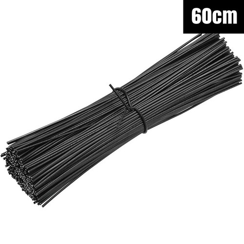 100/500PCS Metallic Twist Ties Plastic Cable Cord Ties Reusable Packaging Wire - Picture 16 of 26