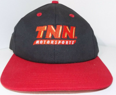 TNN Motorsports Vintage Snapback Hat Cap The Nashville Network NASCAR 90's Hunt