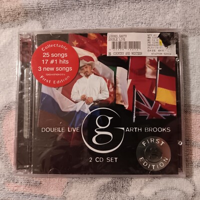 Double Live - Garth Brooks (CD, 1998, 2 Disc) New Sealed Limited First Edition