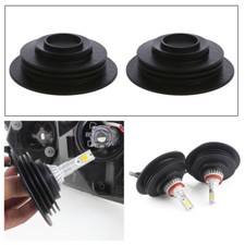 2Pcs Rubber Headlight Dust Cover Cap For Car LED HID Xenon Halogen Bulbs