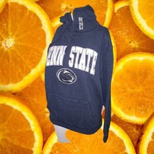 Stadium Athletics Penn State Blue and White Hoodie Sweatshirt Size Medium