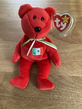 1999 Ty Original Beanie Baby Osito the Bear Mexico Flag with Tag Protector