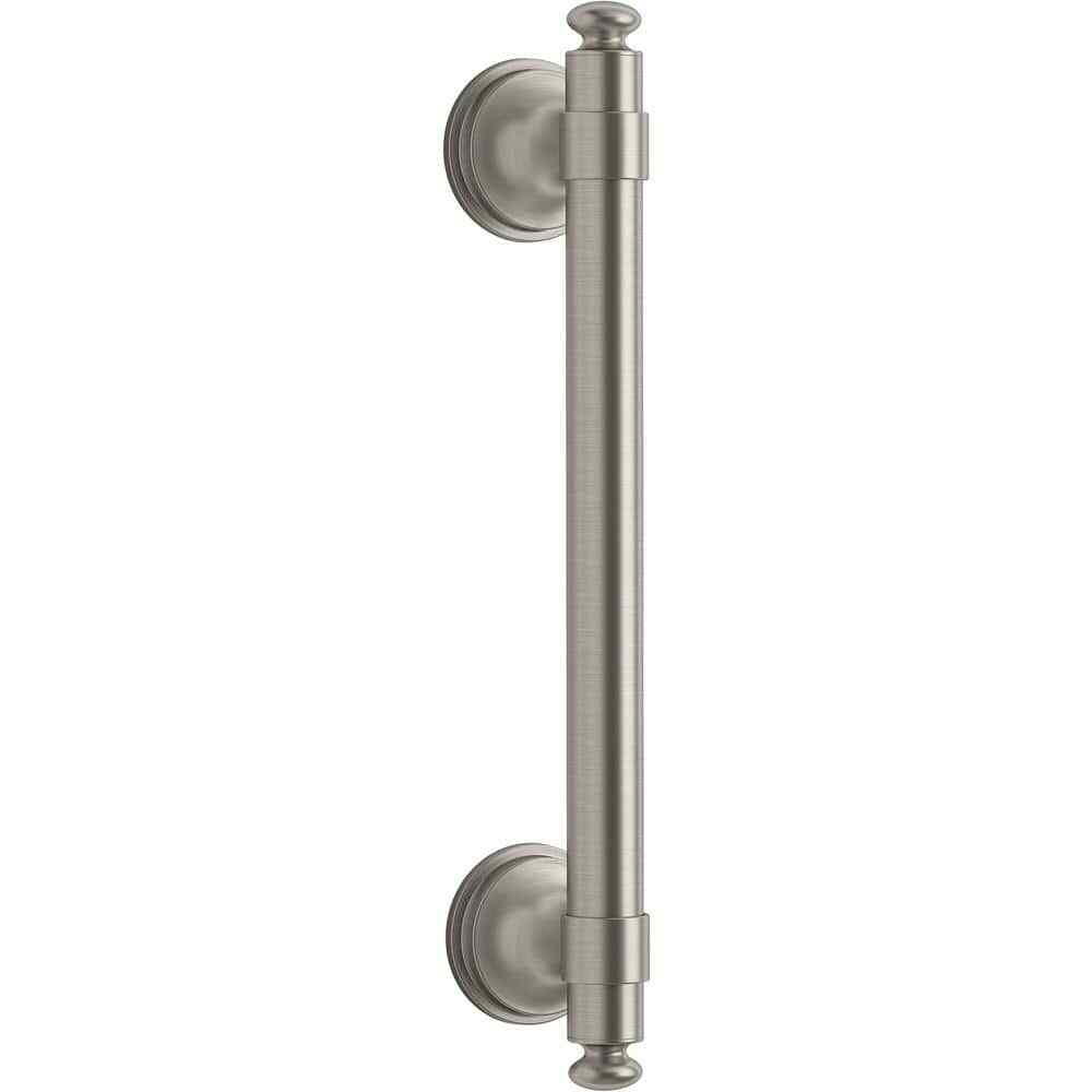 KOHLER Carmichael 9 in. Grab Bar in Vibrant Brushed Nickel K