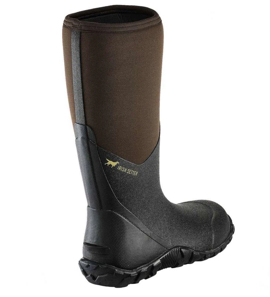 Irish Setter MudTrek Wide 15in Uninsulated Waterproof Hunting Boots - Brown - Image 4 of 4