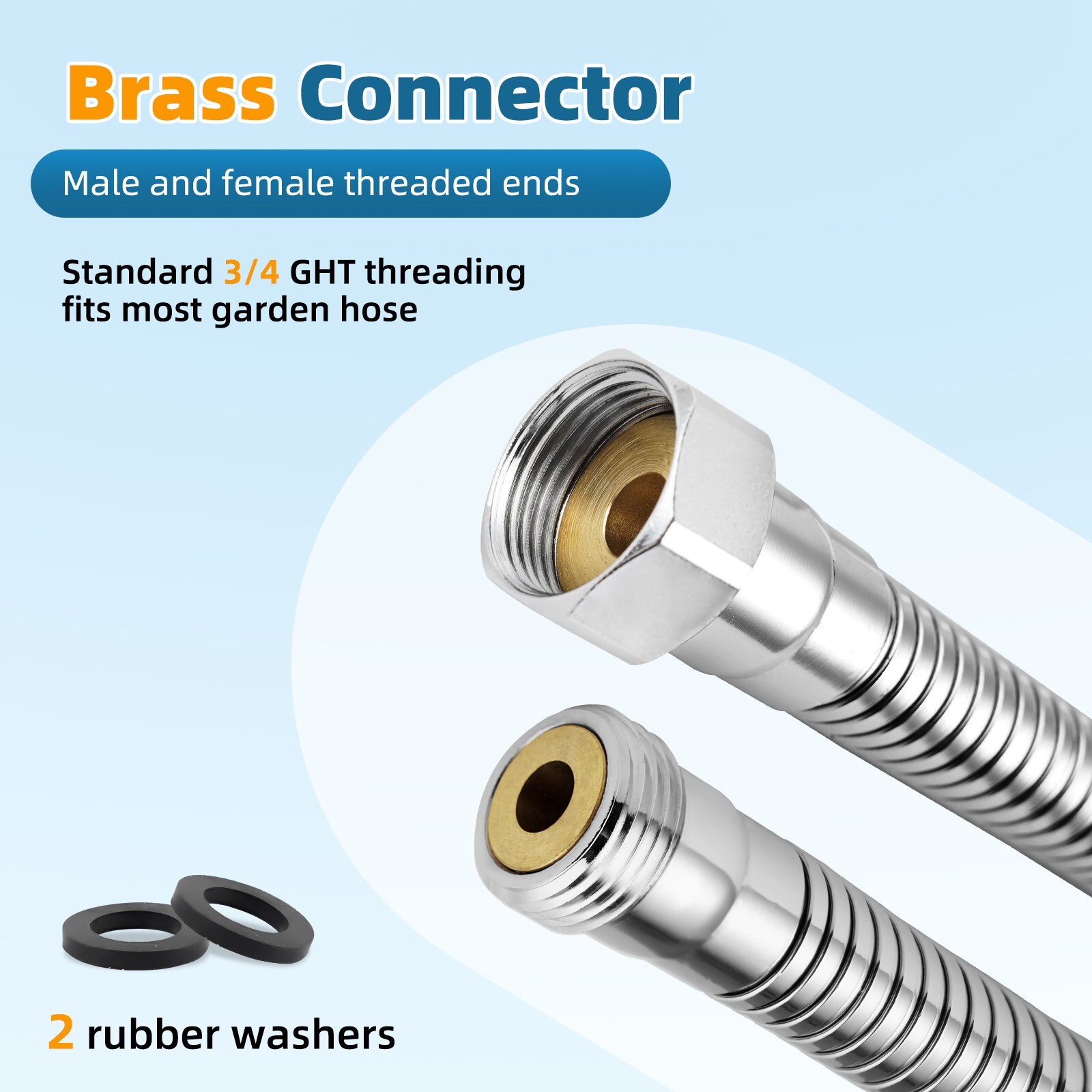 Garden Hose Protector Hose Extension Adapter Anti-twist Hose Extender Car Wash