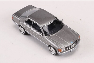 DCT 1/64 Scale Mercedes-Benz 500SEC Grey Diecast Car Model Gift