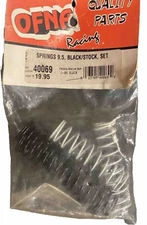 OFNA 9.5 Shock Spring Set, Black # 40069 Sealed In Package