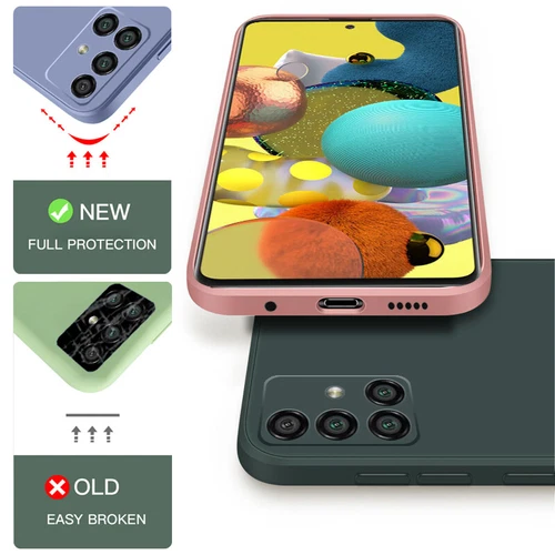 Liquid Silicone Case Cover For Samsung A15 A35 A55 A14 A34 A54 A13 A33 A53 A52 - Picture 7 of 26