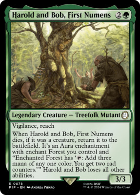 MTG Harold and Bob, First Numens #76 Fallout PIP Magic Card - NM/M, PACK FRESH