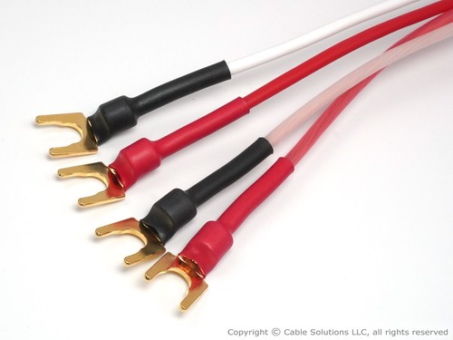 Canare 4S11 Star Quad Bi-Wire Speaker Cables Custom Hand-Made in USA 6m - Picture 5 of 11