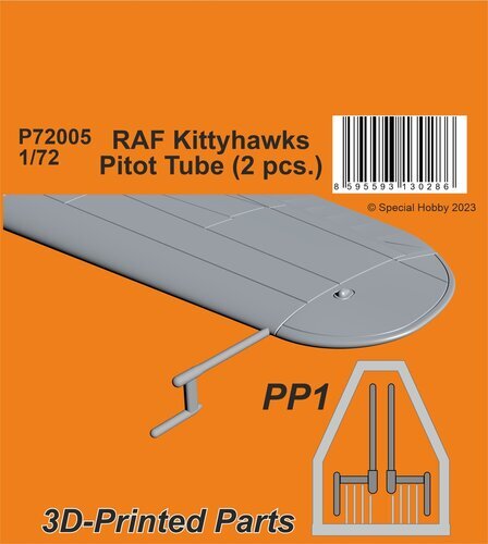 CMK 129-P72005 - 1:72 RAF Kittyhawks Pitot Tube (2 Pcs.) - New