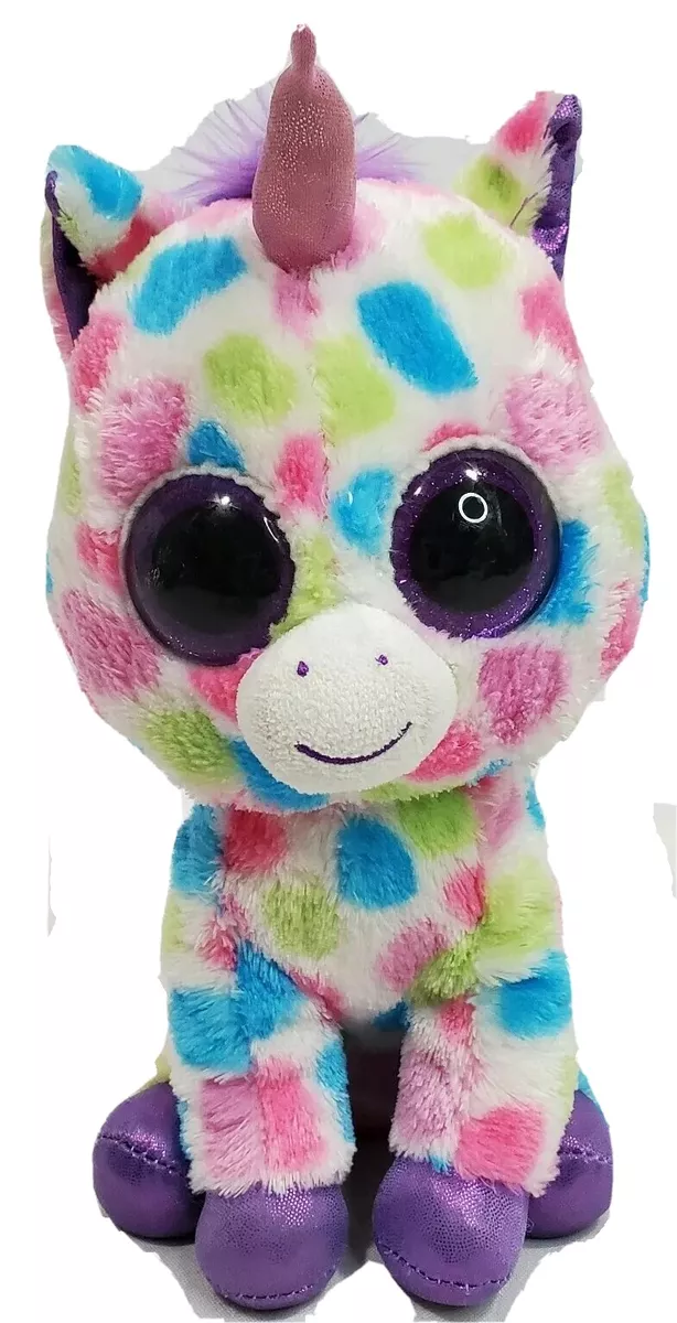 TY Beanie Boos Unicorn Plush WISHFUL Medium Pony Horse 9
