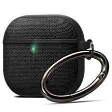 Spigen Urban Fit Case  for AirPods 4 Premium Fabric Cover with Key Chain