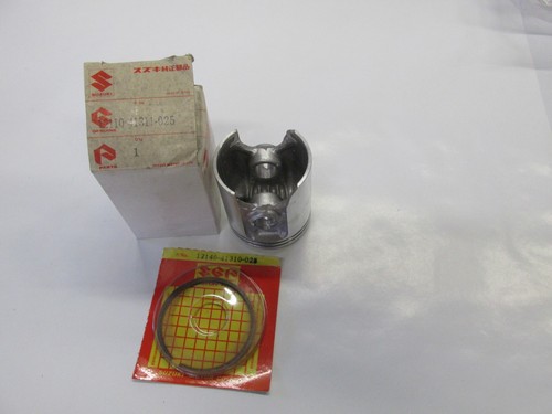 Kit Piston Et Segments Suzuki – TC100 TS100 GT185 1973-1977 – Ø50mm – Fonte – NOS