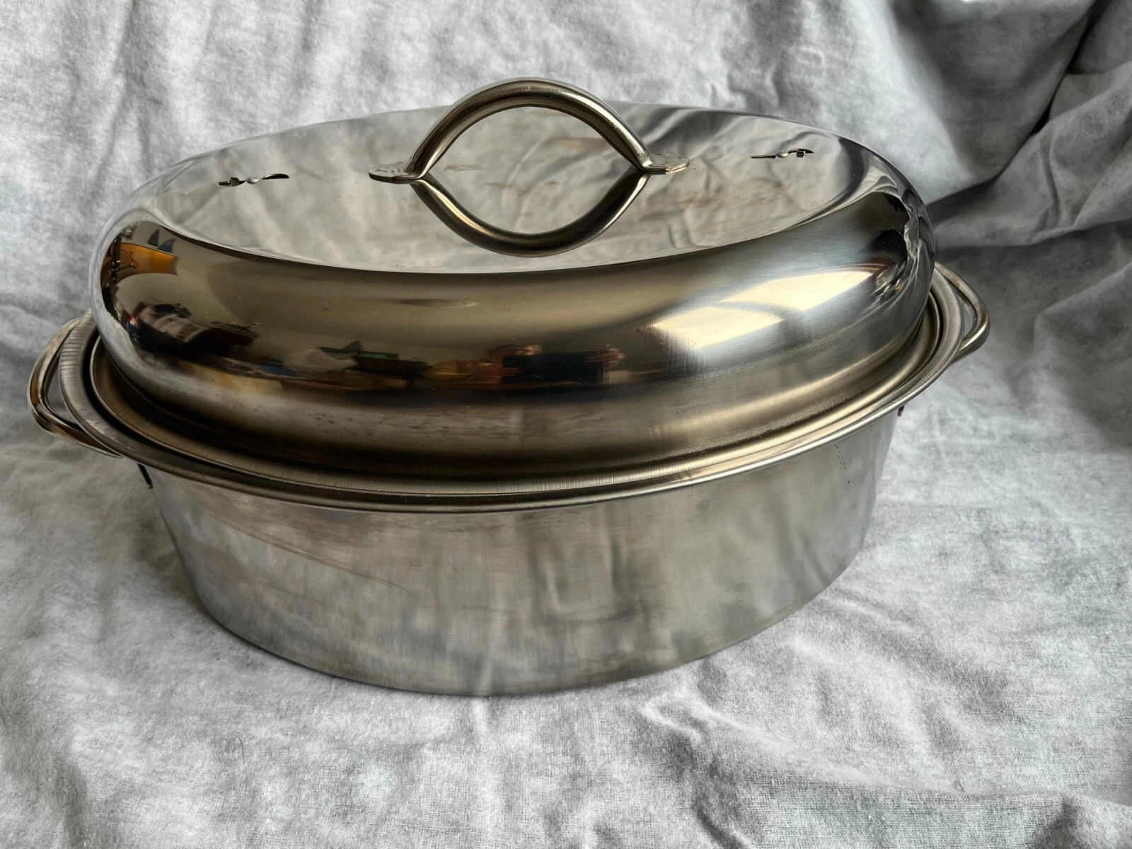 Stainless Steel Roaster Pan with Lid