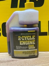 NOS OEM Vintage McCulloch Two Cycle Engine Oil 16oz (Bin Oil 1)