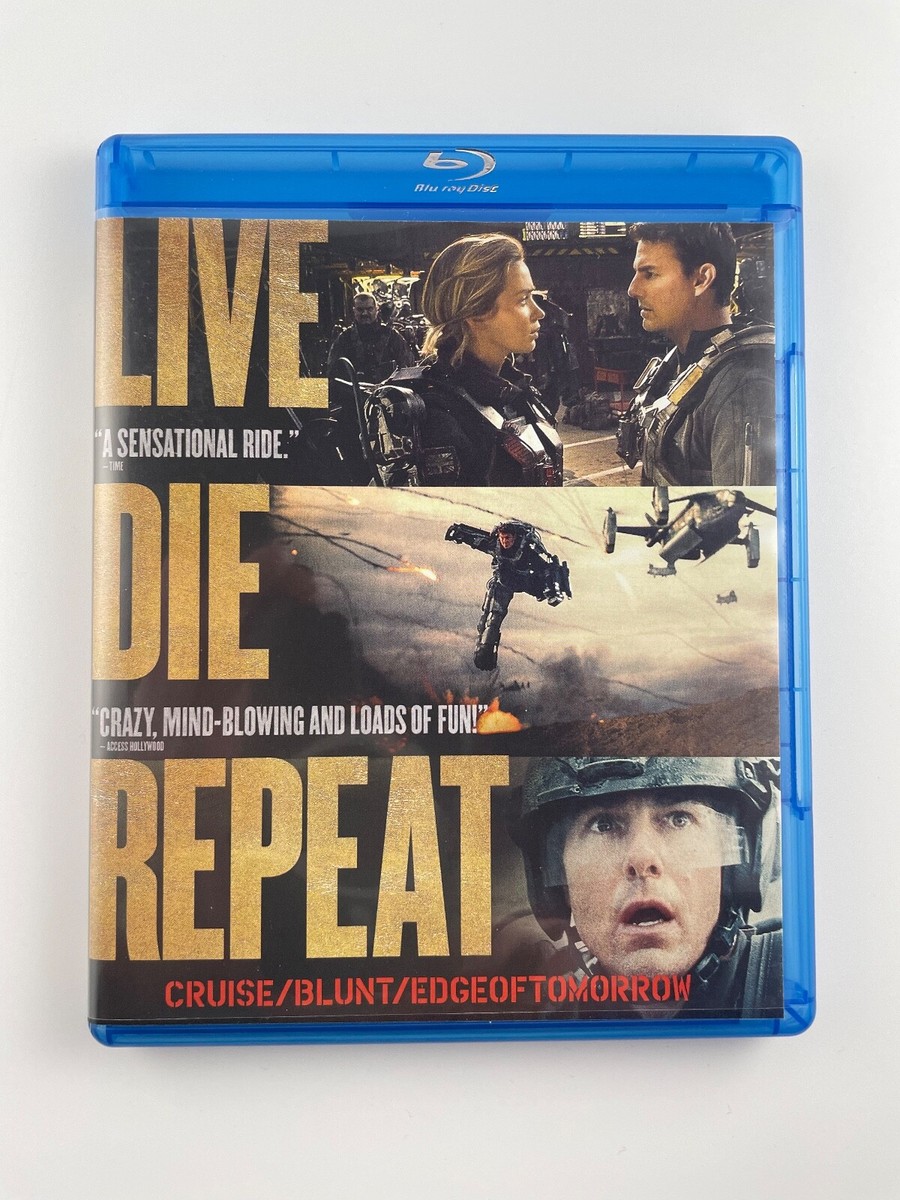 Live Die Repeat: Edge of Tomorrow (Blu-ray, 2014) 883929386819|