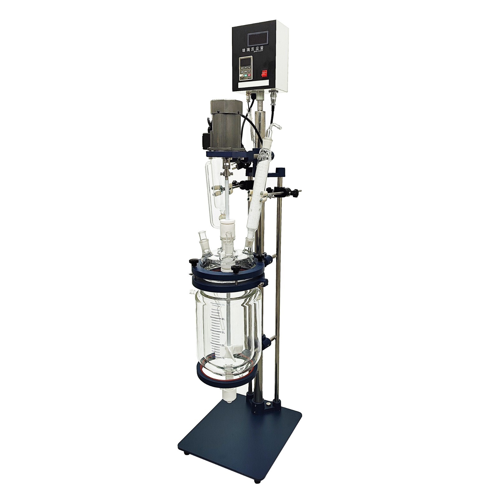 220V Jacketed Reactor, 5L Laboratory Jacketed Glass Reactor, Chemical Reaction V