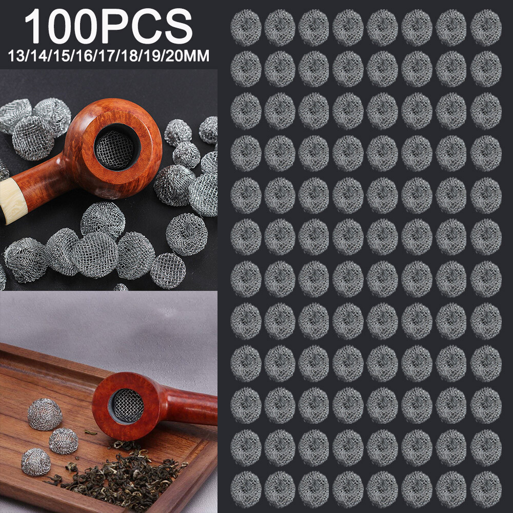 tobacco pipe filters 100Pcs 13-20MM Smoking Pipe Metal Filter Screen Steel Ball Filters Mesh USA tobacco pipe filters 100Pcs 13-20MM Smoking Pipe Metal Filter Screen Steel Ball Filters Mesh USA