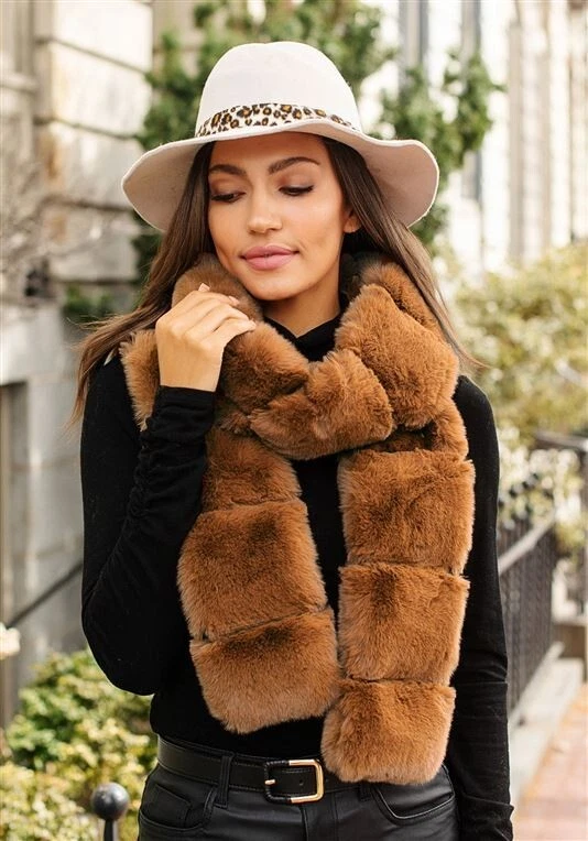 Chocolate Faux Fur Posh Jacket - Fabulous Furs