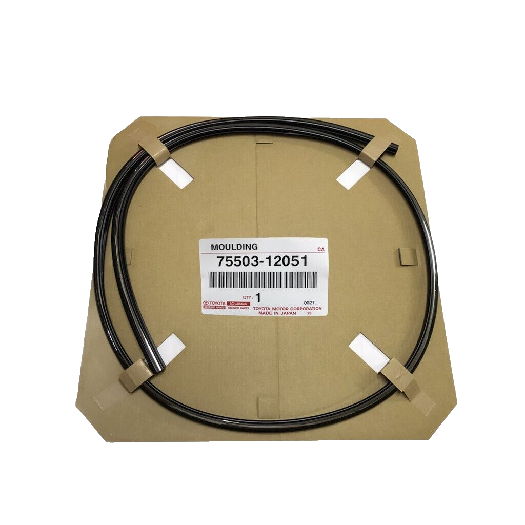 Toyota Genuine OEM MOULDING, WINDSHIELD, OUTER UPPER 75503-12051