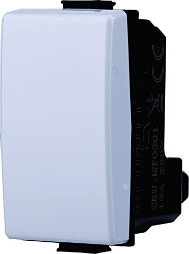 Pulsante Normalmente Aperto 1P 16A - Compatibile Con Bticino Matix, Modulo Da 1 Posto (4 Pezzi) - Foto 13