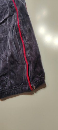 FILA Tennis Velour Tracksuit Men's NWT Navy red line Pockets Zip 2 Piece S M - Picture 3 of 13