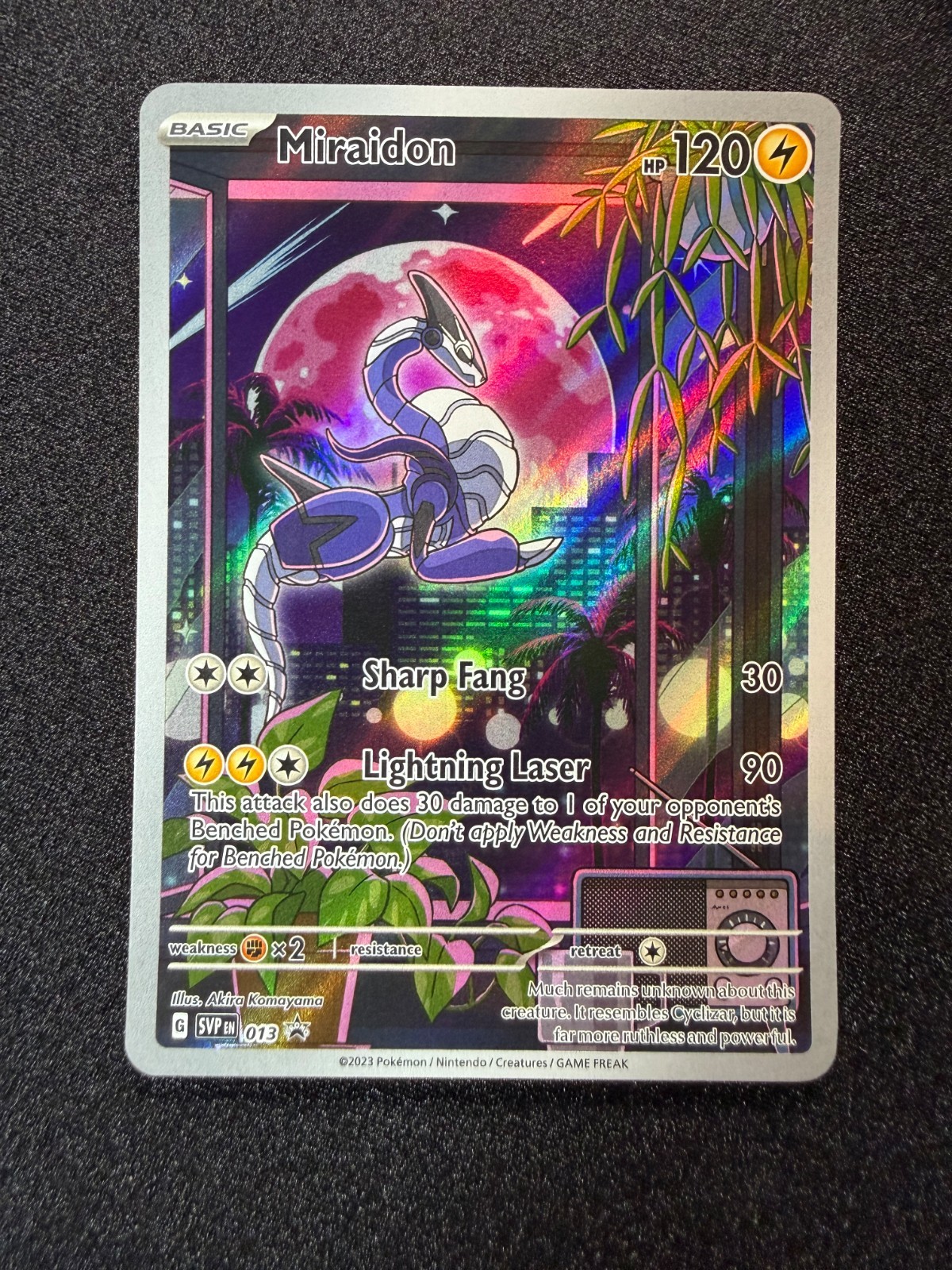 Miraidon SVP 013 SV Scarlet & Violet Black Star Promo Pokemon Card - NM