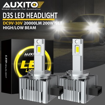 AUXITO D2S D3S D2C D2R D3 LED Headlight Bulb HID XENON Replacement 6000K White
