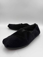 Pre-Owned Toms Black Size 9 Slip On Flats