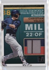2019 Panini Donruss Majestic Materials Christian Yelich #MM-CY ex0
