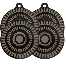 Induction Hob Protector Mats 22cm Round Silicone Mats Non Slip Heat Resistant x4