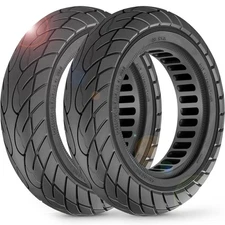 2-Pack 10x2.125 Tubeless Scooter Tires - Fits Models: 8.5x2.0, 8½x2, 50-75-6....