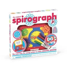 Hasbro Spirograph Jr. Design Set: Creative Drawing Kit for Kids, Includes Paper