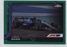 2025 Topps Chrome Formula 1 F1 Cars Teal Refractor /299 Carlos Sainz Jr #90 9et