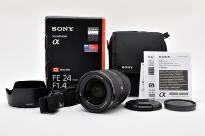 [Almost Unused in BOX] SONY FE 24mm f/1.4 GM SEL24F14GM E-Mount Lens From JAPAN