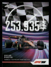 2025 Topps Chrome F1 - Oscar Piastri #TS-3 Top Speed Refractor