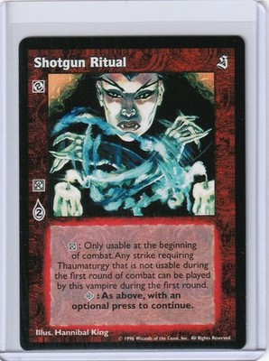 Shotgun Ritual The Sabbat V:TES VTES Vampire CCG