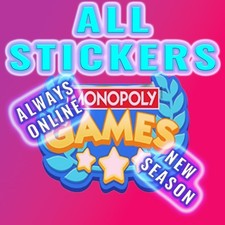 Monopoly Go Stickers Gold    1/2/3/4/5/6   Star Simpsons Album 