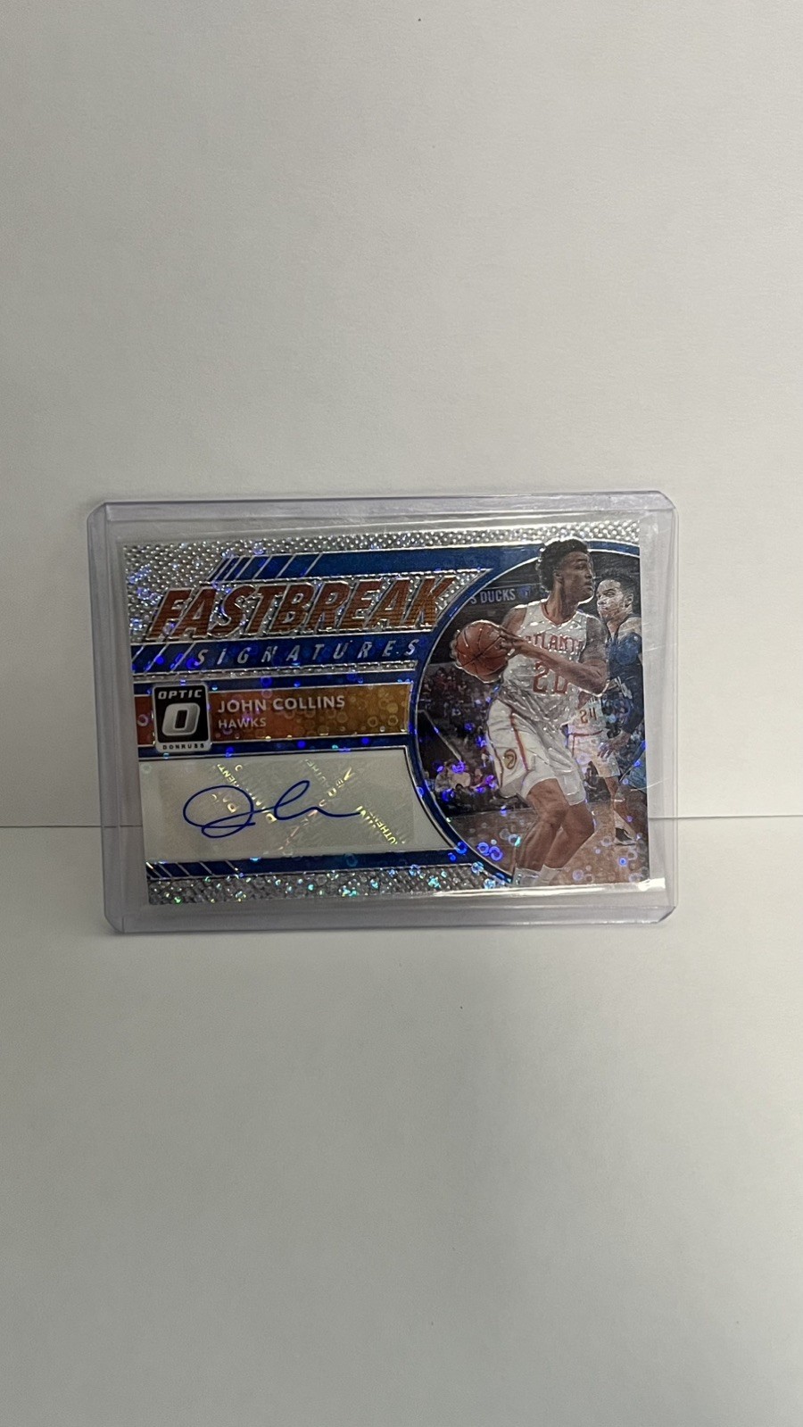 2017-18 Donruss Optic #FB-JCL John Collins Fast Break Signatures
