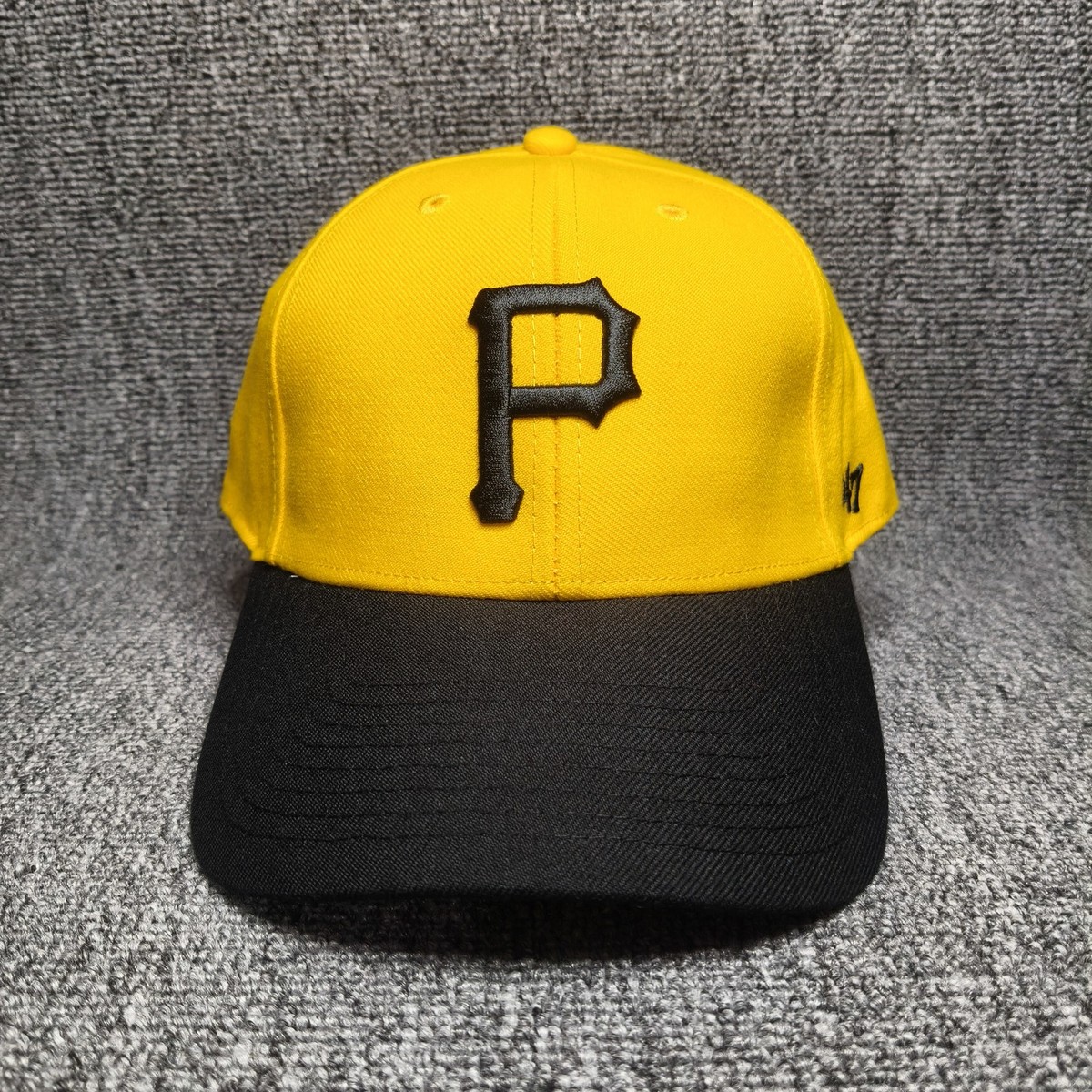 '47 Brand Pittsburgh Pirates MLB Yellow Black Strapback Cap Hat