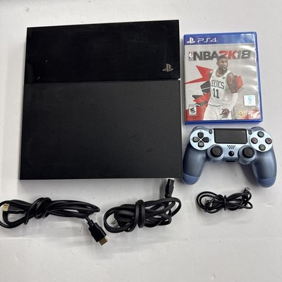 PS4 - Sony PlayStation 4 500GB Gaming Console - Black Complete Tested #2903