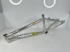 Vintage 1995 Powerlite P61 AL XL BMX Racing Frame 20” Silver USA HTF