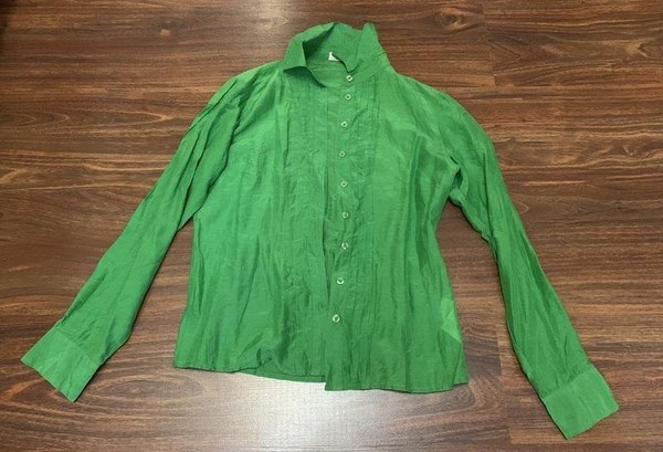 Women & Other Stories Shirt Green Cotton XS