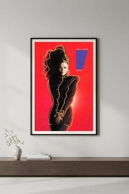 🎵 Janet Jackson 'Control' Album Poster - 1986 Music Art - 24x36 🎵 Janet Jackson 'Control' Album Poster - 1986 Music Art - 24x36