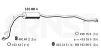 MittelschalldäMpfer Ernst 680004 FüR Honda Jazz 2 DSI GD5 GE2 Idsi GD1 GE3